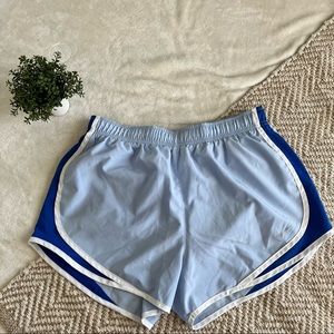 Nike dry fit loose running shorts blue size medium